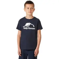 Helly Hansen Graphic Jr T-shirt Met Korte Mouwen Blauw 12 Years Kinderen