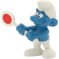 Schleich Oversteek smurf - Klaarover smurf - De smurfen - 5,5 cm