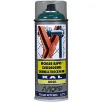 Motip industrial acryllak hoogglans RAL 6026 opaal groen - 400 ml.