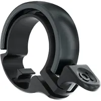 Knog Oi Classic Fietsbel, zwart S | 22,2mm 2022 Fietsbellen