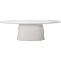 Giga Meubel Tuintafel Myrna Ovaal Wit 240cm