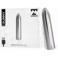 Tardenoche Sunny - Bullet Vibrator - 10 Vibraties - Waterbestendig - USB Herlaadbaar - 9 x 1,83 cm - Zilverkleurig