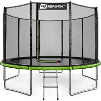Hop-Sport Hop Sport HS-T12A – Trampoline – Ø366 cm 12FT – Buitennet Veiligheidsnet – Incl. Ladder