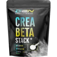 German Elite Nutrition GEN Creatine Beta-Alanine Stack - 750 g poeder - creatine-monohydraat + beta-alanine + L-taurine - hoogwaardig gemicroniseerd creatine - optimaal gedoseerd, vegan