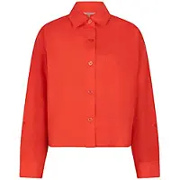 Esqualo Blouse sp26-10016 chili red