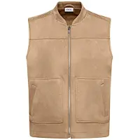 Cecil Vest velour 220306 golden