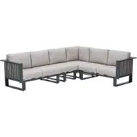 Garden Impressions Gabon loungeset hoek 4-delig rechts - sandstone