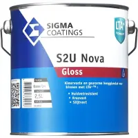 Sigma Contour Aqua Gloss / Watergedragen Houtlak Hoogglans RAL 9001 | Crèmewit 2.5L