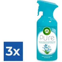 Air Wick Luchtverfrisser Spray - Pure Lentedauw 250ml - Voordeelverpakking 3 stuks
