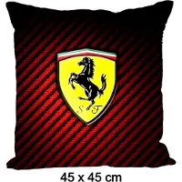 Allernieuwste.nl Kussenhoes Ferrari Logo Kussen Polyester - Kussenovertrek - 45 x 45 cm %%