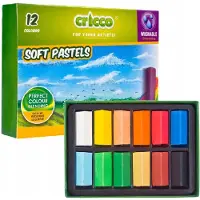 Cricco Pastel Potloden - 12 Levendige Kleuren voor Kinderen