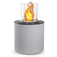 DIVINA FIRE MODIGLIANI Corda Beige bio-ethanolhaard, staande vuurkorf voor binnen- en buitengebruik, d.36 x h.56