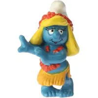 De Smurfen Smurfin Dansend - - in dansjurk - 5,5 cm