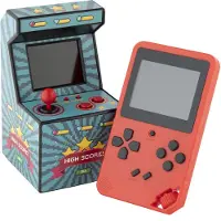 Toy Universe Retro Arcade Game 2-Pack – Handheld & Mini Arcade Console | 200 Ingebouwde 8-Bit Spellen | 2.5 & 2.8 TFT Schermen | Draagbare Game Consoles voor Jong en Oud | 2 Jaar Garantie