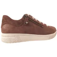 Hartjes Sneaker Women Sophie Relievo Velour Dark Brown-Schoenmaat 38,5