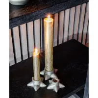 Home Society Kandelaar XL Gouden Ster set van 3