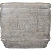 Ter Steege Bloempot-Vensterbak Bak Beige-Zilver L 35 cm B 15 cm H 25 cm
