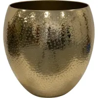 Ter Steege Bloempot Selena Metaal Goud D 31 cm H 30 cm