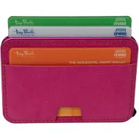 Tony Perotti Furbo EVO RFID leren Pasjeshouder rmet Magsafe - Fuchsia