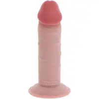 ToyJoy Deluxe Dual Density Dikke Dildo - 20 cm - Realistische dildo - beige - met zuignap