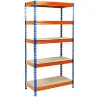 Mammut Stellingkast Grizzly Blauw, oranje 1.200 x 450 x 1.800 mm