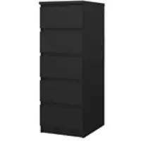 Woonexpress Luna Ladekast Zwart - 5 Lades - Greeploos Modern & Slank Design