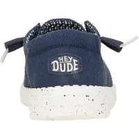 HeyDude Wendy Stretch Mesh Polyester Vrouwen Navy Loafers