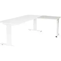 Schaffenburg Linesto Plus Bureau-uitbreiding Rechthoekig T-Voet 800 (B) x 600 (D) x 655 (H) mm Melamine