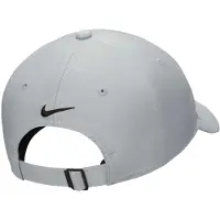 Nike Blanco Gestructureerde Baseballpet (Licht rookgrijs/zwart)