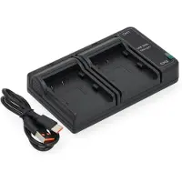 123accu Canon BP-511 USB-C double slot oplader (8.4V, 0.7A, huismerk)