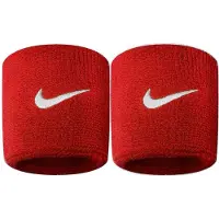 Nike Swoosh Polsband (Set van 2) (Scharlaken/Wit)