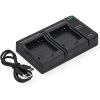 123accu Canon NB-6L USB-C double slot oplader (4.2V, 0.7A, huismerk)