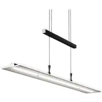 B.K.Licht Hanglamp Tick, dimbaar, zwart, Woon-/ Eetkamer, Glas, Modern, hanglamp