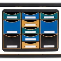 Exacompta Ladenbox Storebox Multi 11 laden Neo Deco - Geassorteerd - 313505D