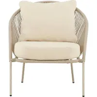 Venture Home Lindos loungestoel beige.