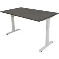 Euroseats Bureau Rechthoekig Logan Eiken T-Voet 1.400 (B) x 800 (D) x 865 (H) mm Metaal
