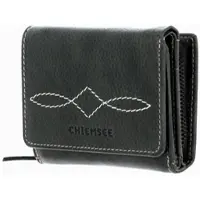 Chiemsee Leren Portemonnee Leather Wallet Black Zwart