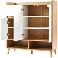 OKWISH Kinderbed met platform, 90x200 cm, inclusief lattenbodem. Houten kinderbed in de vorm van een huisje met beschermingsreling, groen (inclusief matras)