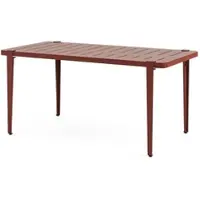TIPTOE Midi Buitentafel Brick Red | 6 seater