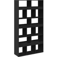 vidaXL Kamerscherm 100x33x187,5 cm bewerkt hout zwart