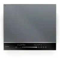 Klarstein DualTone Hybride inductiekookplaat - 4-zones inductiekookplaat, 7200 W, Flex-zone & booster, Schuifregelaar, Timer, Warmhoudfunctie, Aluminium frame, Zilver, 60 cm design
