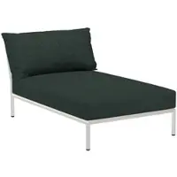 Houe Loungeset Level 2 Chaiselong Frame Muted White Cushion Alpine