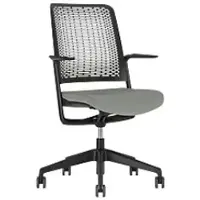 Nowy Styl WithMe Vergaderstoel Synchroonmechanisme Vaste armleuning Zwart 110 kg 480 x 645 x 1.100 mm