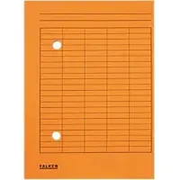 Falken Dossiermap Circulatie A4 Oranje Karton 22 x 31,8 cm 100 Stuks