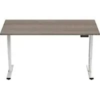 Euroseats Economy Zit-sta-bureau Rechthoekig Robson Eiken T-Voet 1.600 (B) x 800 (D) x 1.275 (H) mm Metaal
