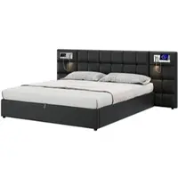 STILVORA Gestoffeerd bed 90x200, enkel bed, bed met opbergruimte, tienerbed met hydraulische opbergruimte, zonder matras, huidvriendelijk fluweel hoogslaper, grijs