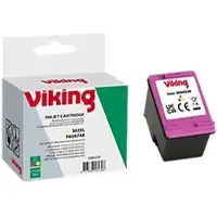 Viking 302XL compatibele HP inktcartridge F6U67AE cyaan, magenta, geel