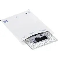 RAJA Luchtkussenenveloppen Wit Zonder Venster 270 (B) x 360 (H) mm Kleefstrip Gerecycled 95% 100 Stuks
