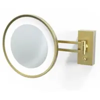 DECOR WALTHER Make-up spiegel BS 36/V LED Gold Matt (5x magnification)