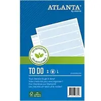 Djois Atlanta Notitieblok 100% Gerecycled To-do Medium 13.5 x 19.5 cm Wit 100 Vellen